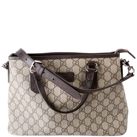 Gucci GG Supreme Zip Small Tote Bag