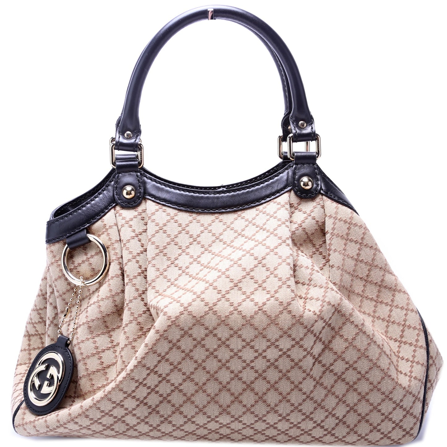Gucci Sukey Diamante Canvas Medium Travel Bag