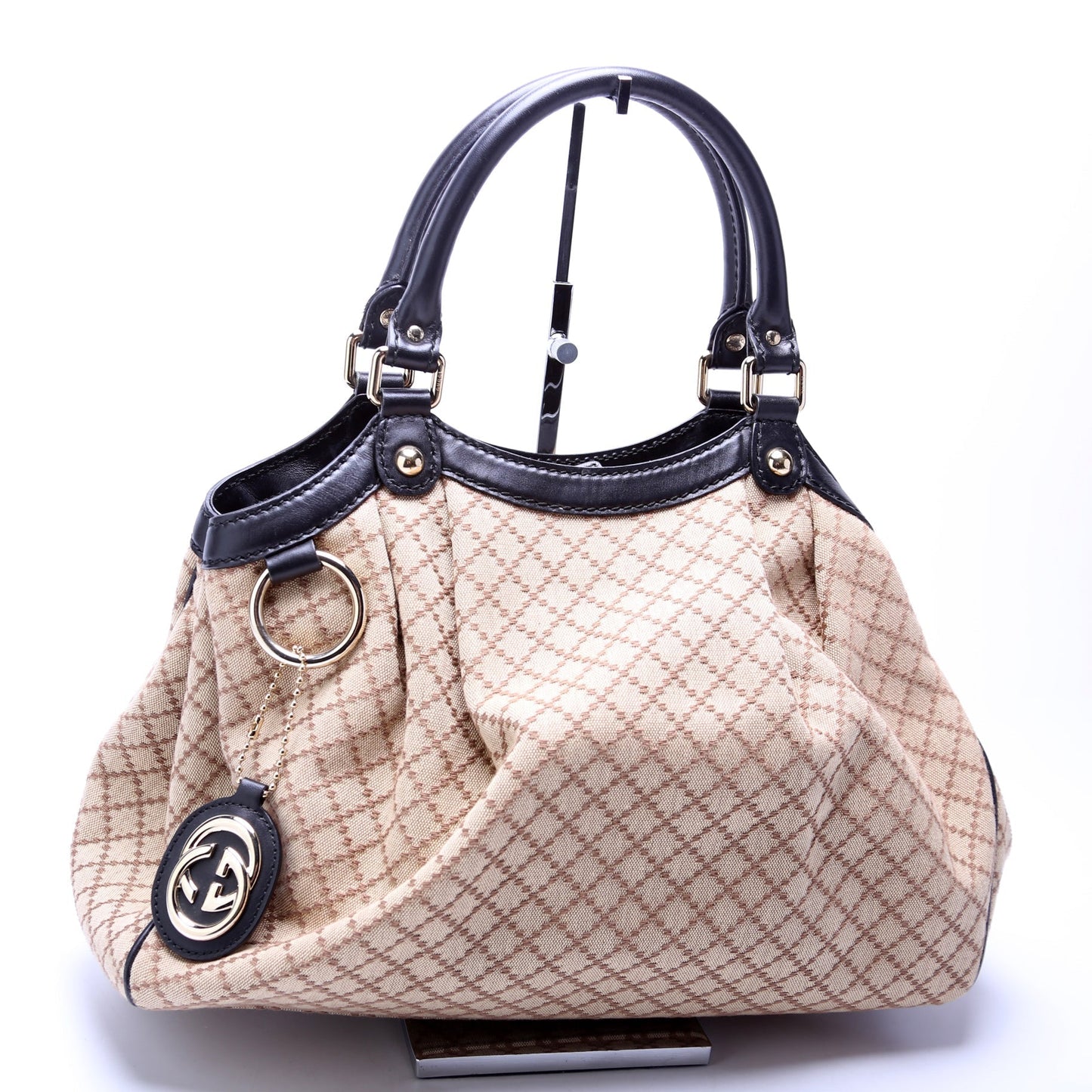 Gucci Sukey Diamante Canvas Medium Travel Bag