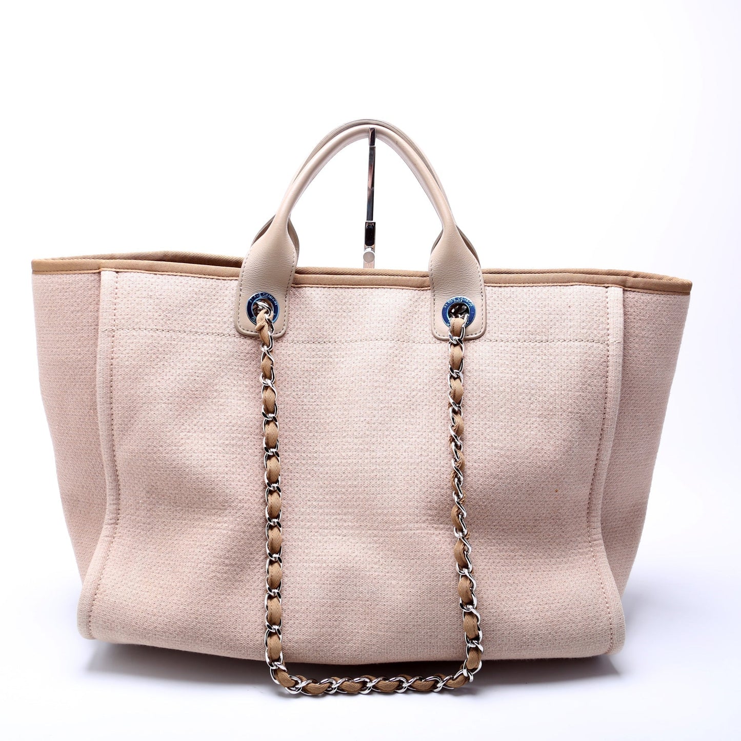 Chanel Deauville Canvas Tote Bag Large 2