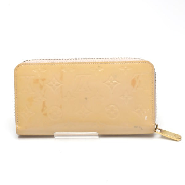Louis Vuitton Long Purse M90076 Vernis Rose Monogram Wallet Case