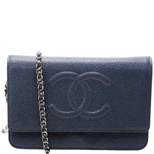 Chanel WOC Timeless CC Caviar Clutch Bag Cc Caviar