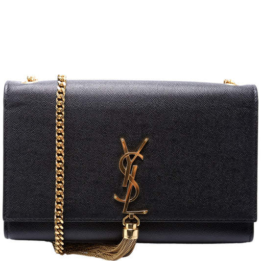 YSL Saint Laurent Kate Tassel Satchel Bag Medium