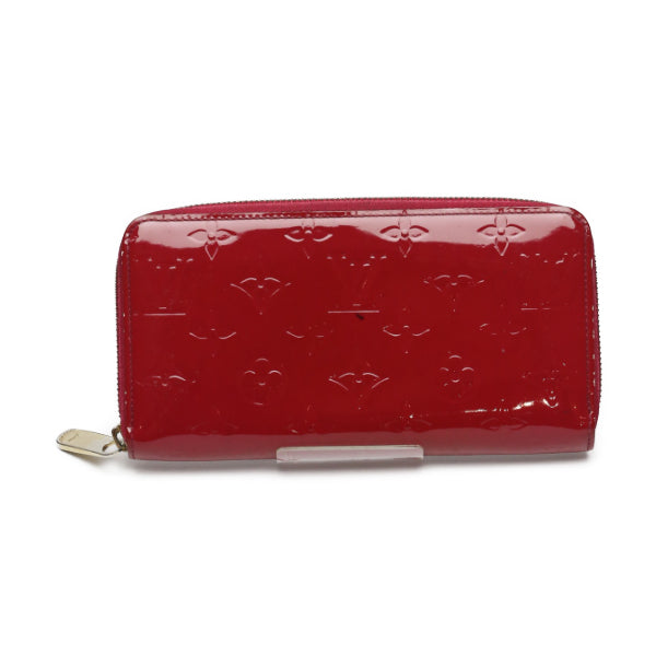 Louis Vuitton Long Purse M61379 Vernis Magenta Monogram Wallet Case