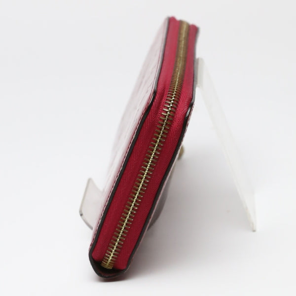 Louis Vuitton Long Purse M61379 Vernis Magenta Monogram Wallet Case
