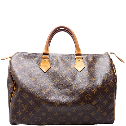 Louis Vuitton Speedy 35 Monogram Handbag Monogram 10