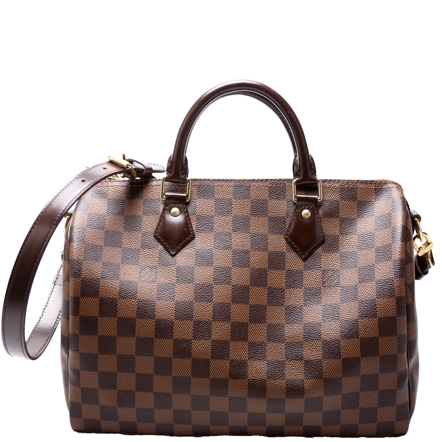 Louis Vuitton Speedy 30 Bandouliere Ebene Damier Handbag Ebene 25