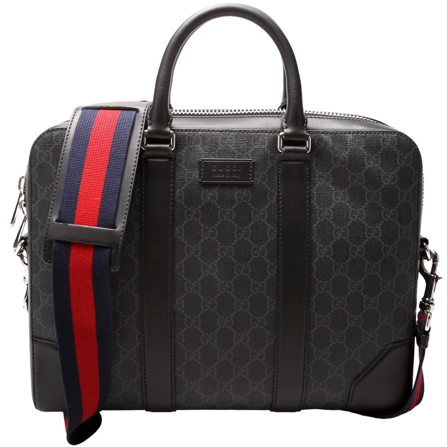 Gucci GG Supreme Briefcase Travel Bag