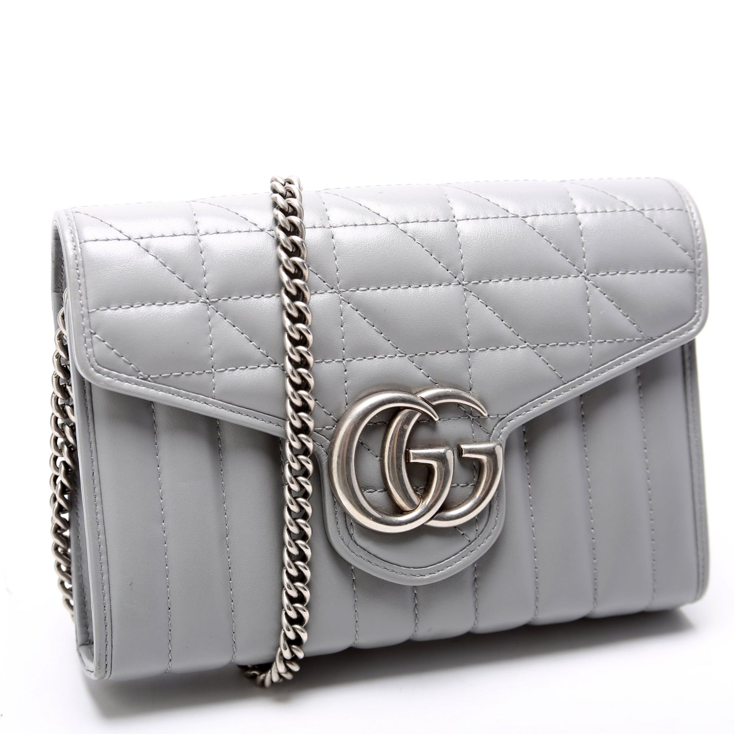 Gucci Marmont Aria Chain Wallet Case