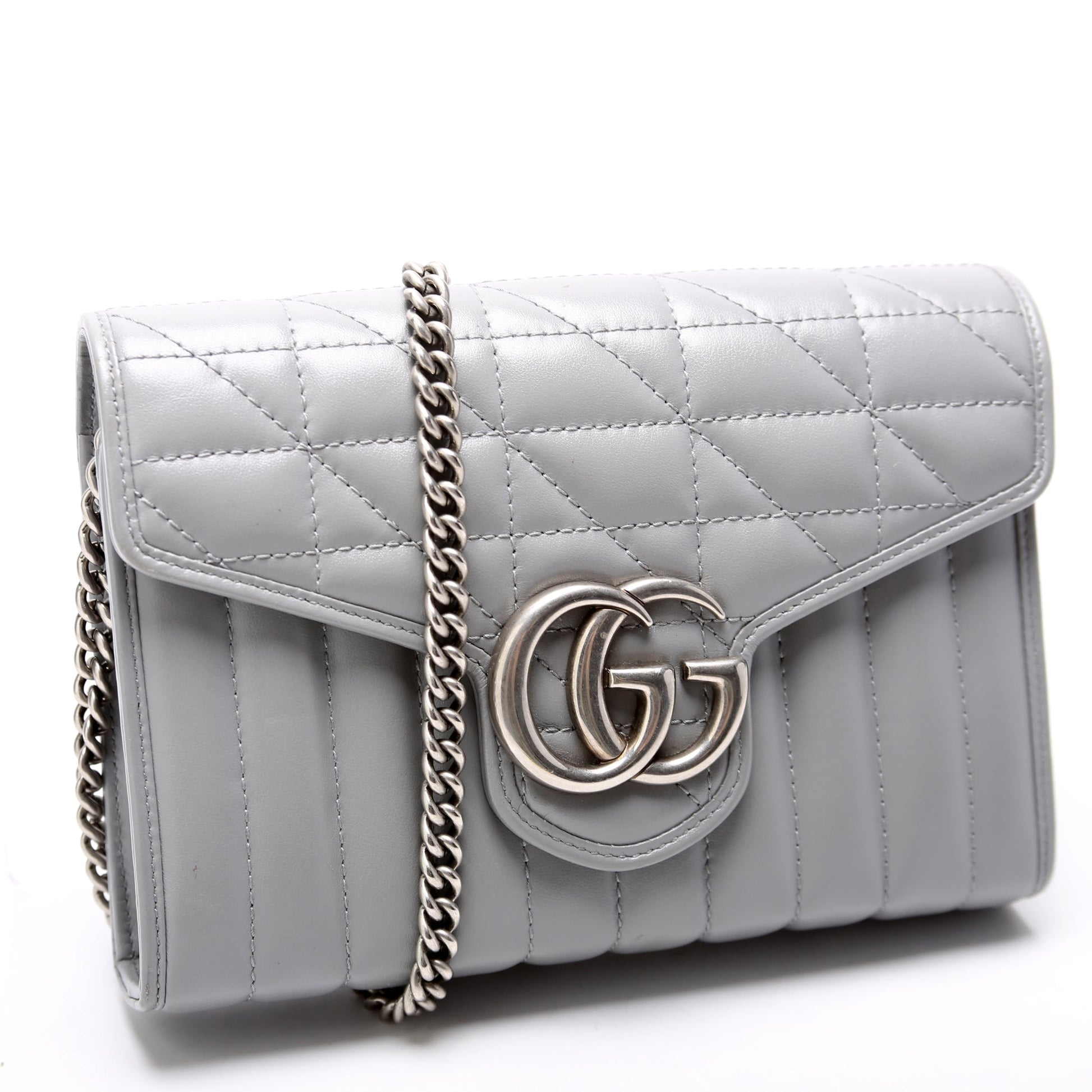 Gucci Marmont Aria Chain Wallet Case