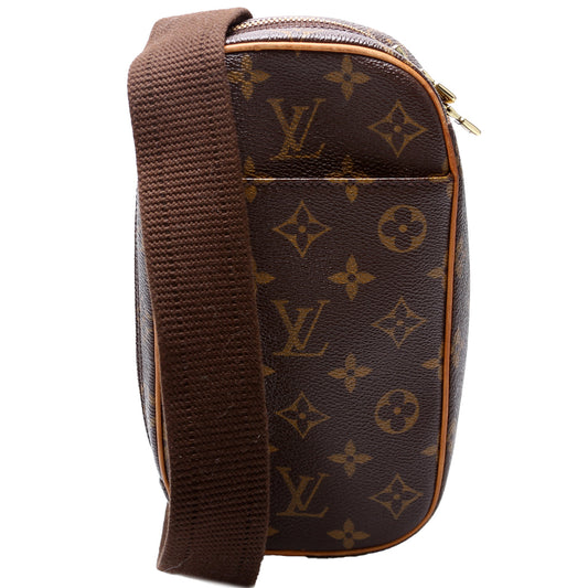 Louis Vuitton Pochette Gange Monogram Clutch Bag Monogram 20