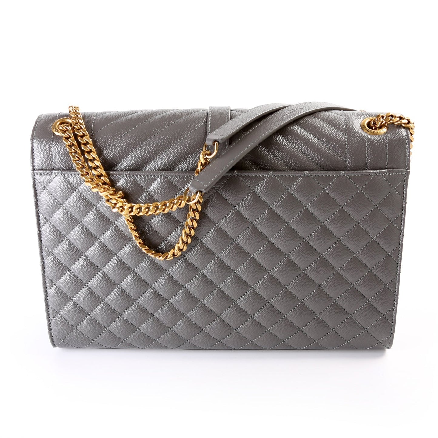 YSL Saint Laurent Envelope Triquilt Bag Large Travel Bag