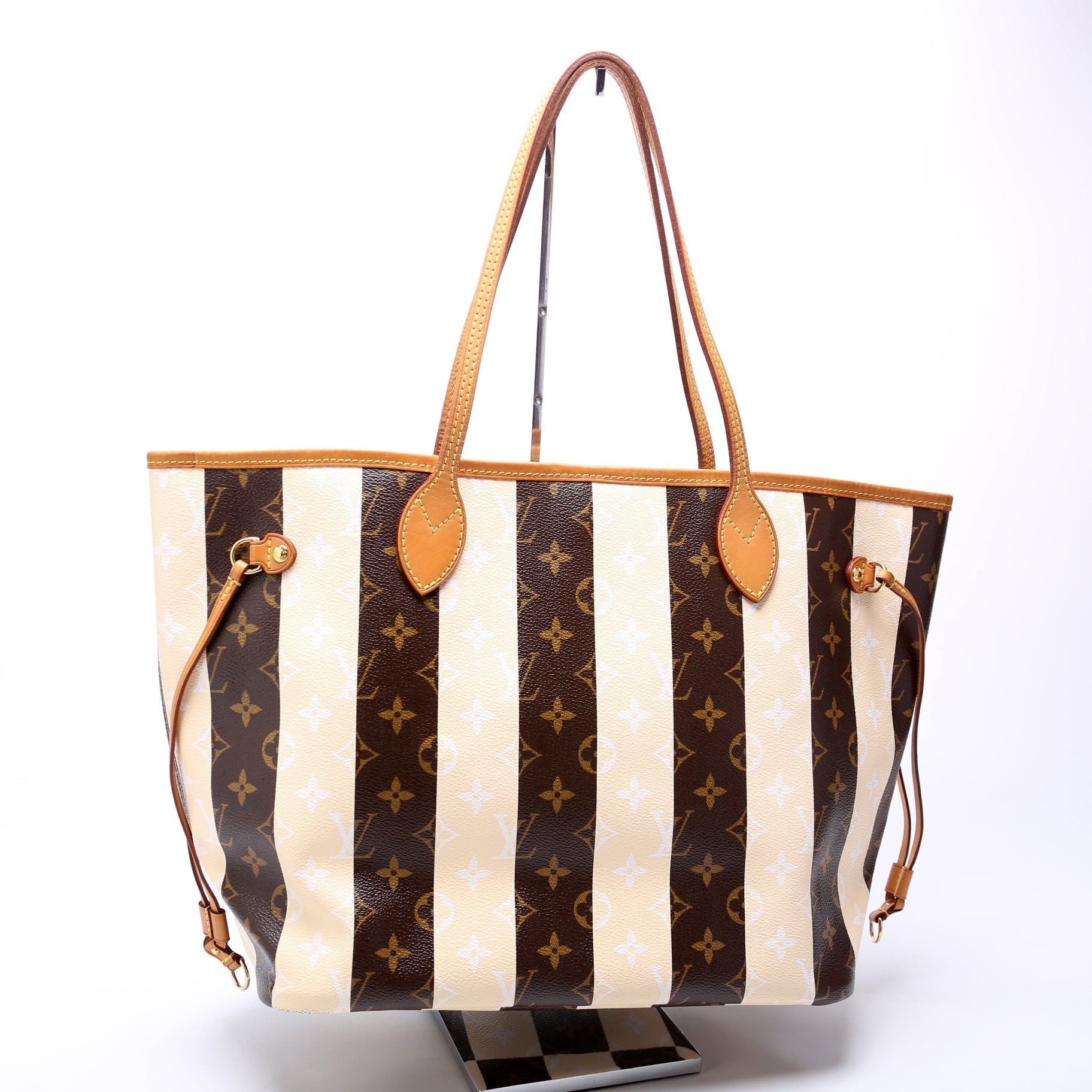 Louis Vuitton Neverfull MM Rayures Tote Bag Rayures 2