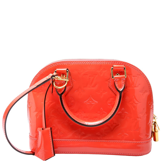 Louis Vuitton Alma BB Vernis Handbag Vernis 6