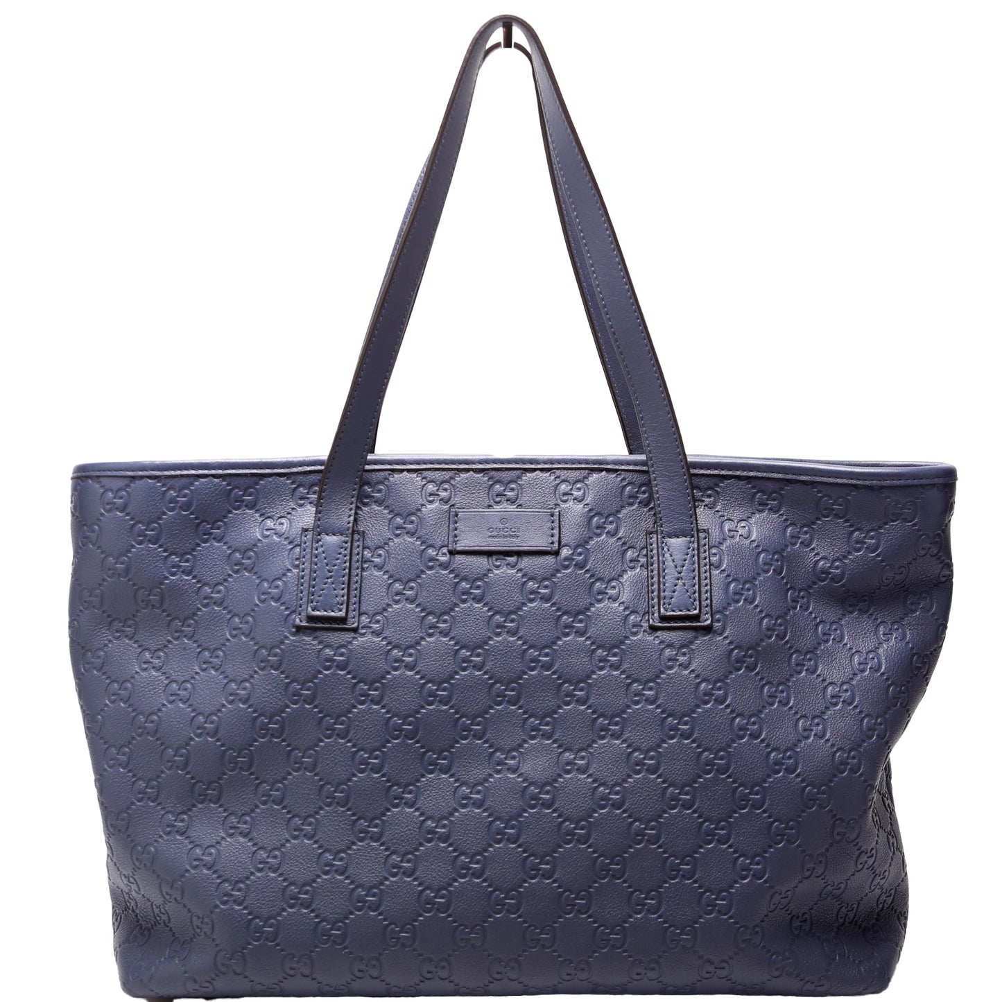 Gucci Zip Leather Medium Tote Bag