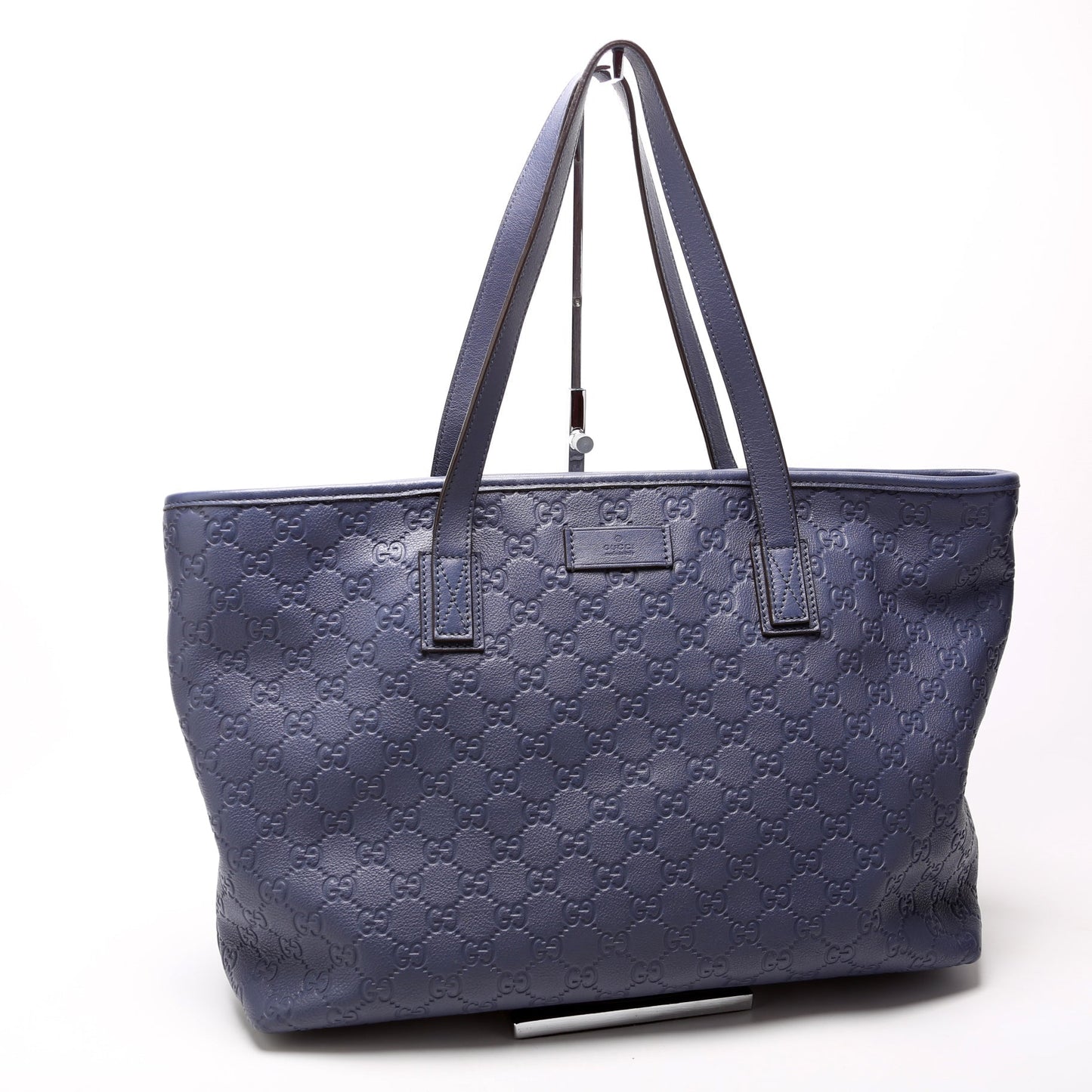 Gucci Zip Leather Medium Tote Bag