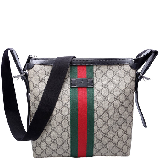 Gucci GG Supreme Web Messenger Travel Bag Messenger 2