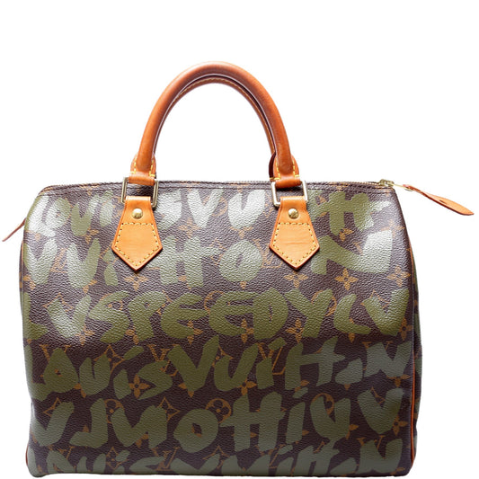 Louis Vuitton Speedy 30 Graffiti Handbag Graffiti 3