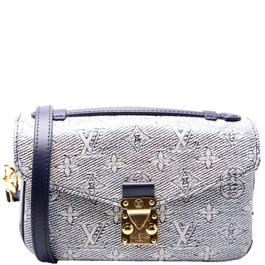 Louis Vuitton Pochette Metis East West Monoglam Clutch Bag