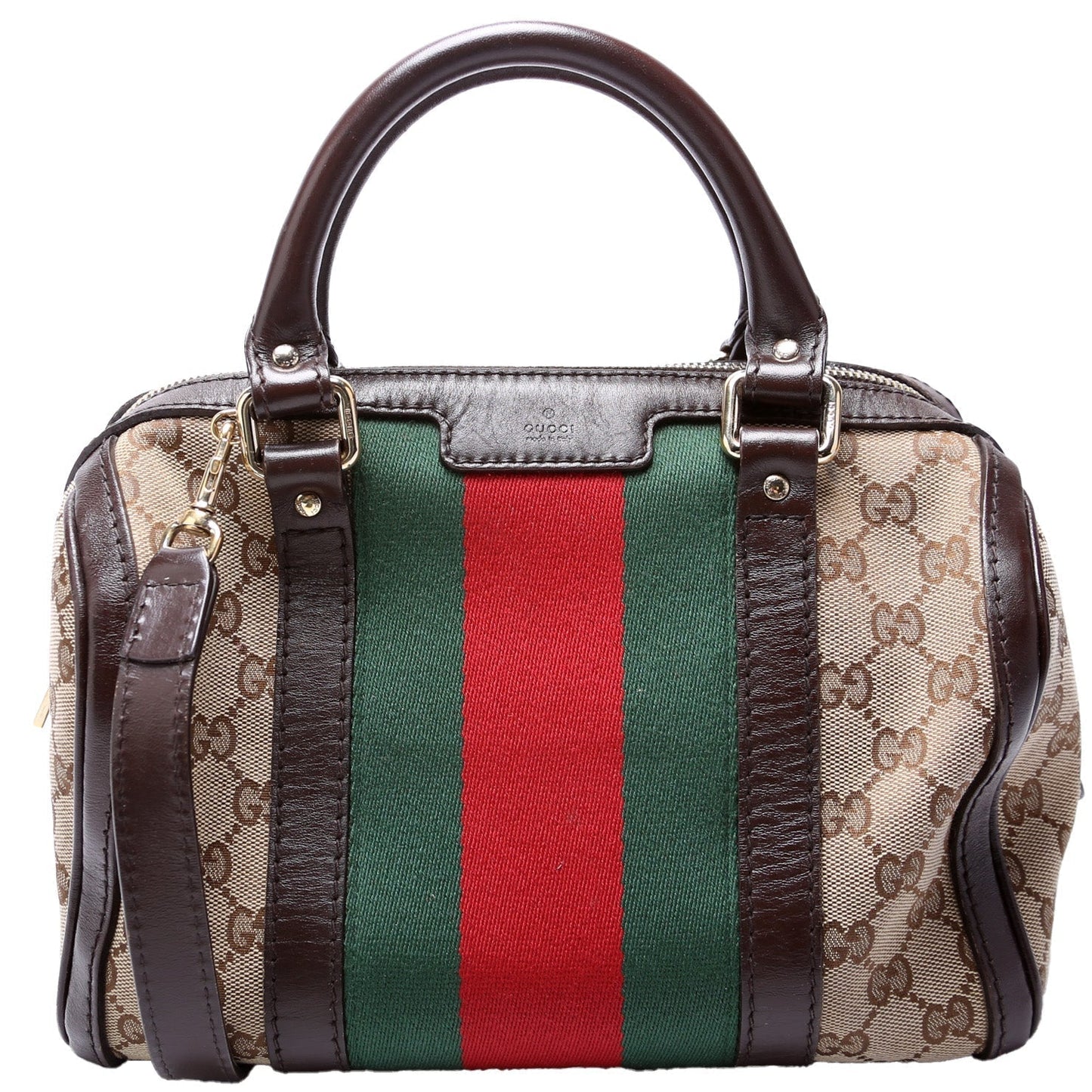 Gucci GG Boston Canvas Small Travel Bag