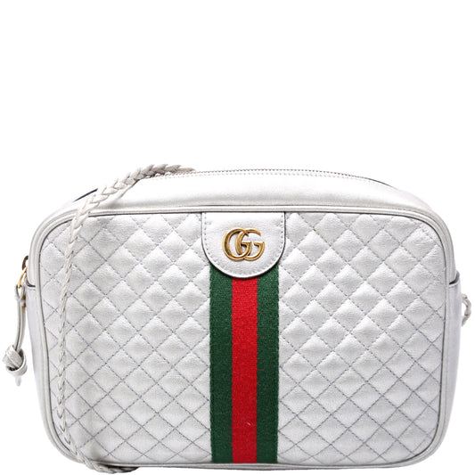 Gucci Trapuntata Leather Small Travel Bag