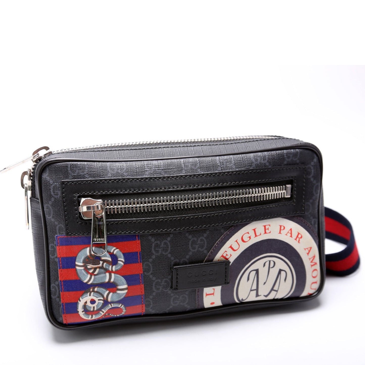 Gucci Soft GG Supreme Night Courrier Belt