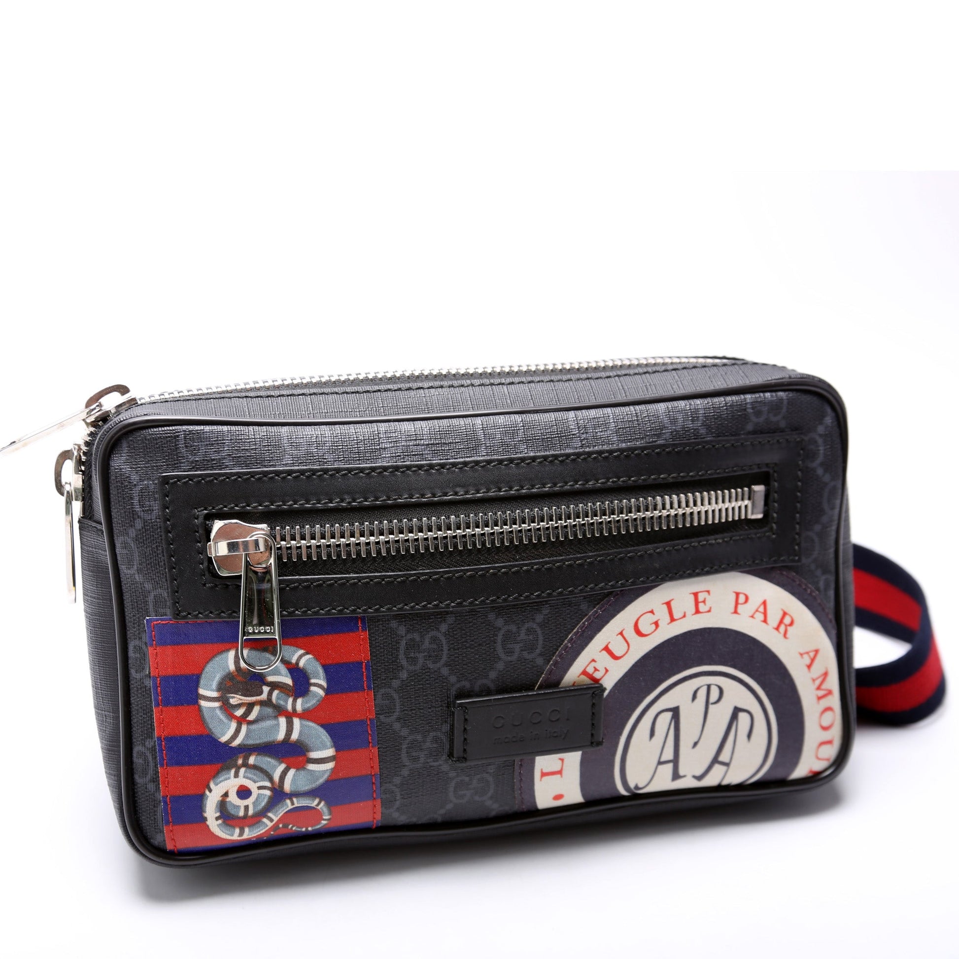 Gucci Soft GG Supreme Night Courrier Belt