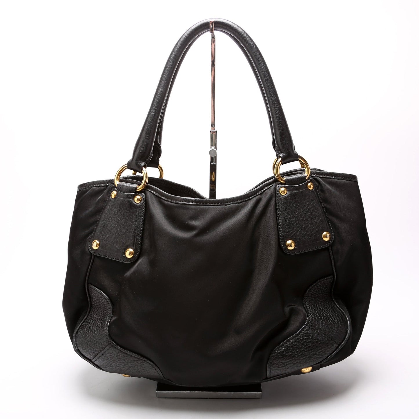 Prada Tessuto Vitello Daino Tote Bag