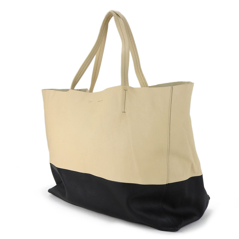 Tote Bag Horizontalkava Women Leather Beige