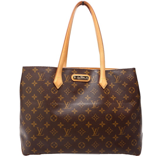 Louis Vuitton Wilshire Monogram MM Handbag Mm Monogram