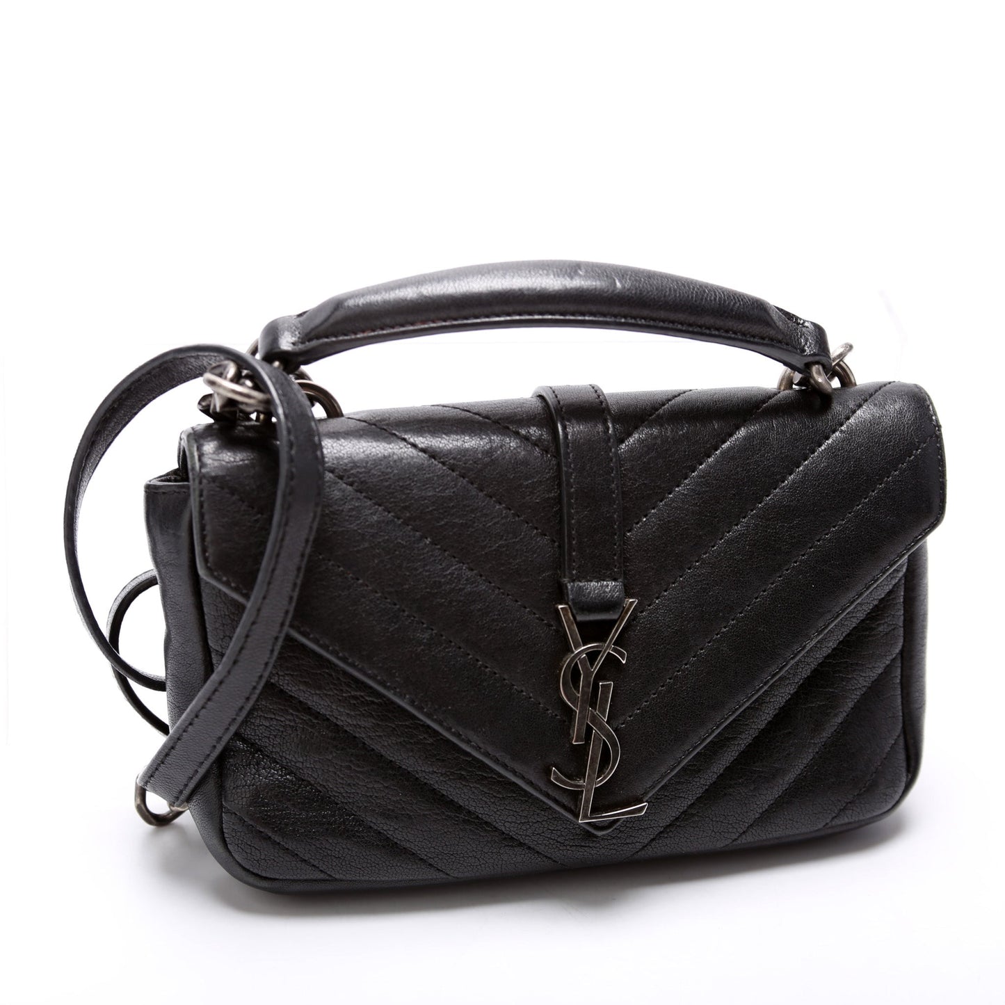 YSL Saint Laurent Saint Laurent College Wallet Bag Chain Travel Bag