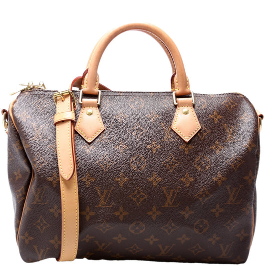 Louis Vuitton Speedy 30 Bandouliere Monogram Handbag Monogram 8