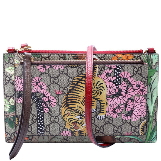 Gucci GG Supreme Tian Bengal Double Shoulder Bag