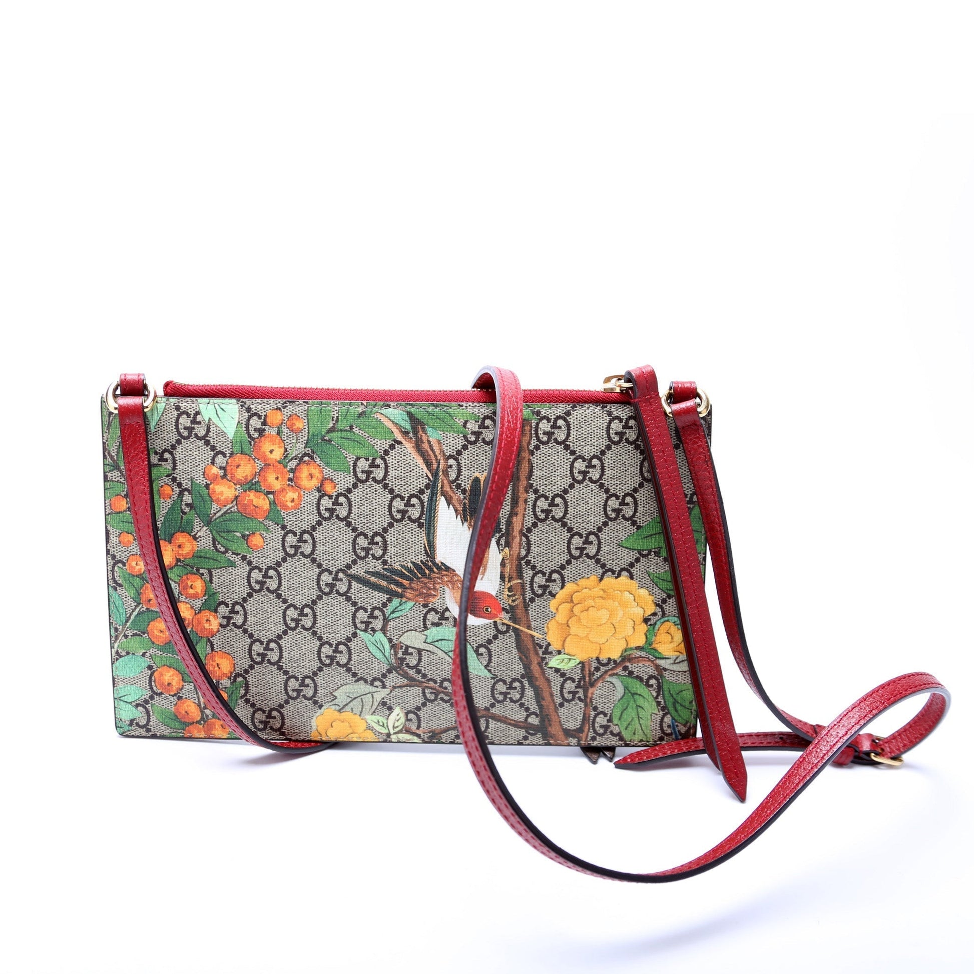 Gucci GG Supreme Tian Bengal Double Shoulder Bag