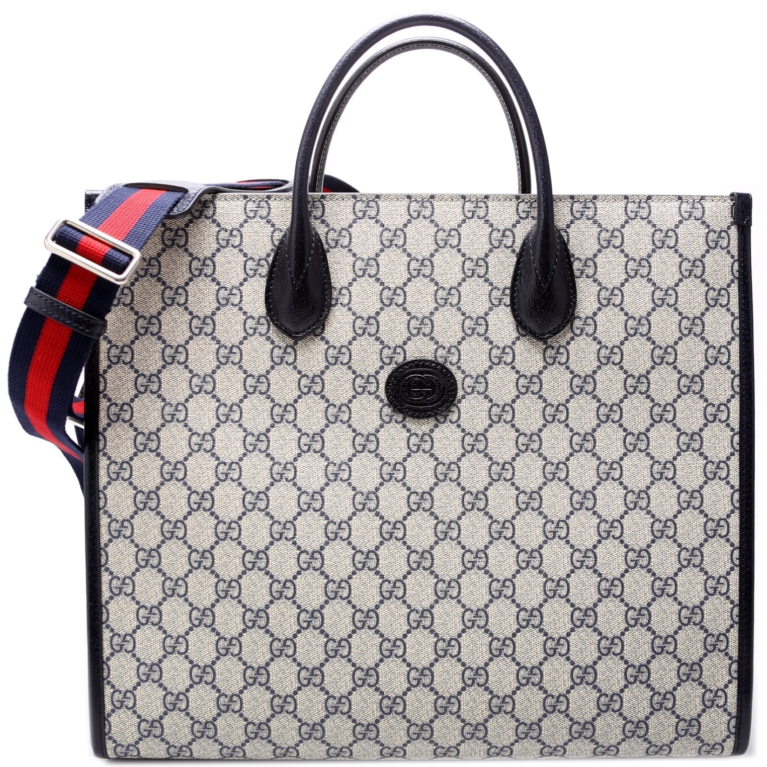 Gucci GG Supreme Interlocking G Medium Tote Bag