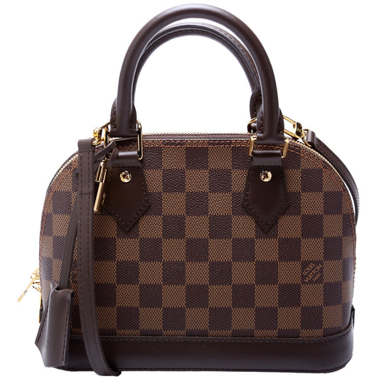 Louis Vuitton Alma BB Ebene Damier Handbag Ebene 9