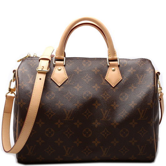 Louis Vuitton Speedy 30 Bandouleire Monogram Handbag