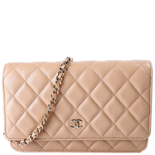 Chanel WOC Classic Quilted Caviar Clutch Bag Quilted Caviar