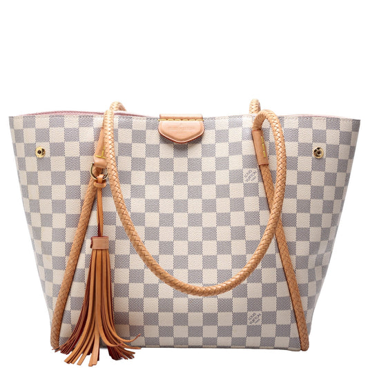 Louis Vuitton Propriano Azur Damier Handbag Azur 9
