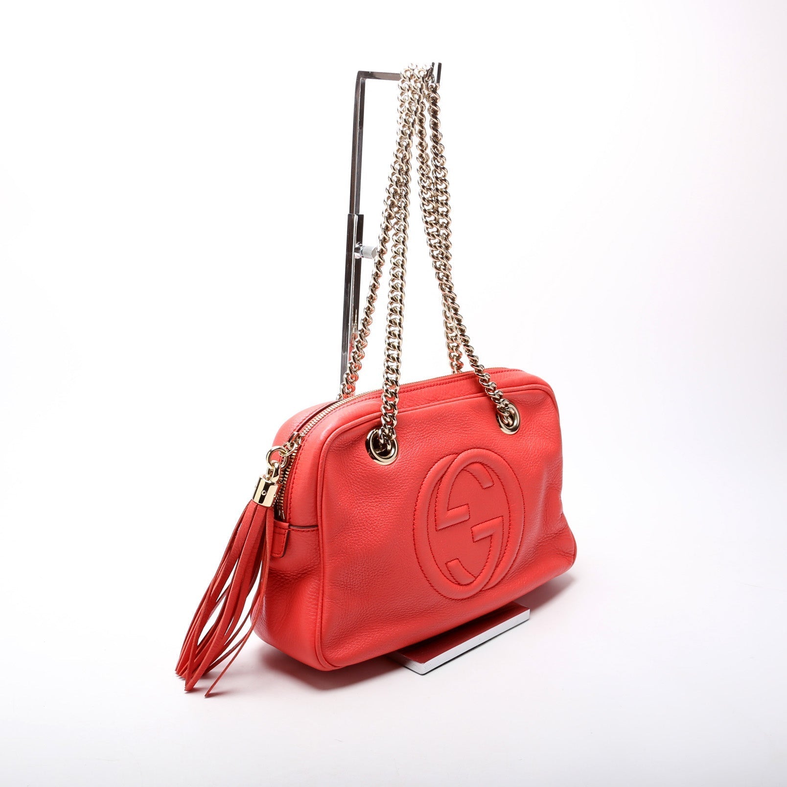 Gucci Soho Leather Medium Shoulder Bag Medium 28