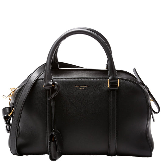 YSL Saint Laurent Saint Laurent Lock Baby Duffle Bag Leather Travel Bag