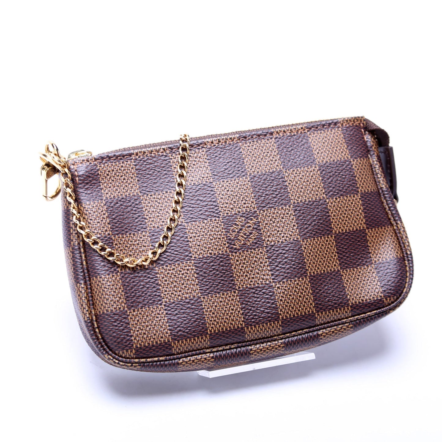 Louis Vuitton Pochette Accessories Ebene Damier Clutch Bag Ebene 7