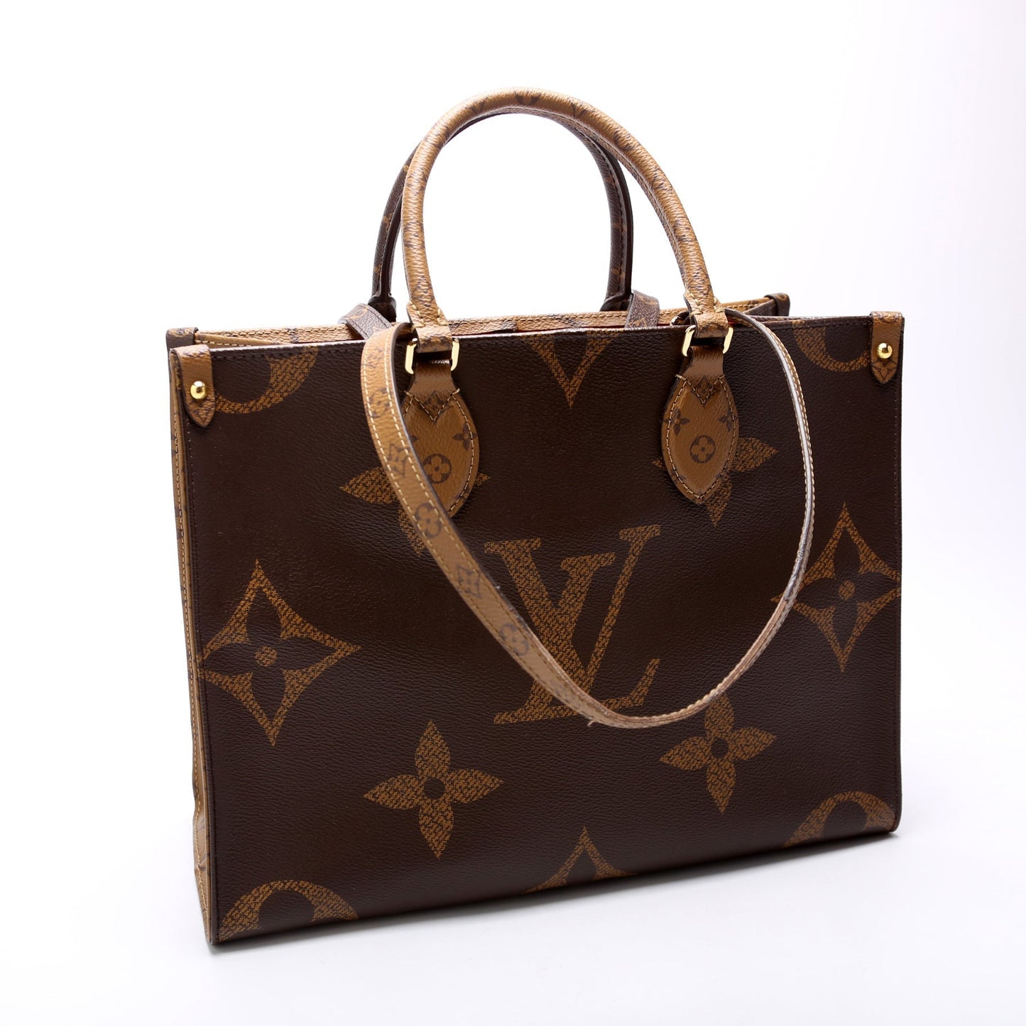 Louis Vuitton ONTHEGO MM Reverse Monogram Handbag Reverse 5