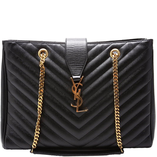 YSL Saint Laurent Grain De Poudre Shopping Bag Tote Bag