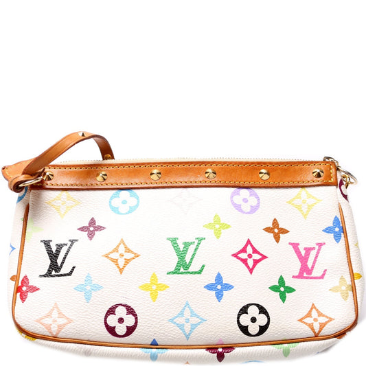 Louis Vuitton Pochette Accessoires Monogram Multicolor Clutch Bag Monogram 2
