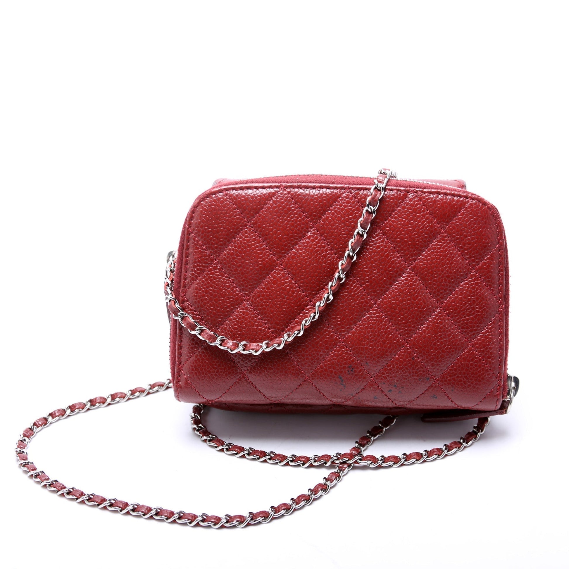Chanel Flap WOC Caviar 15M Clutch Bag