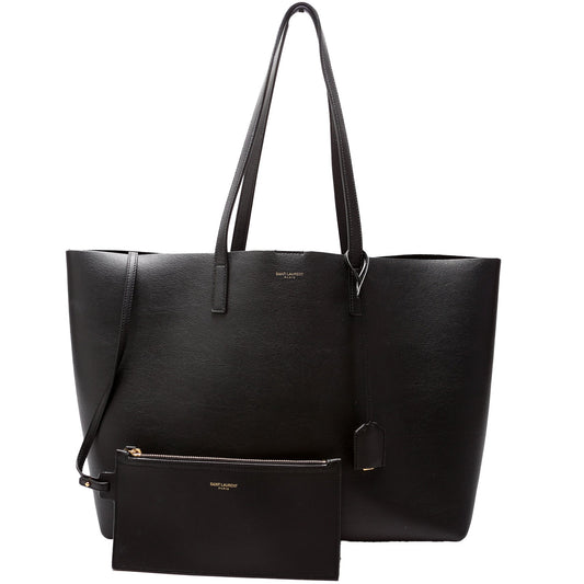 YSL Saint Laurent Saint Laurent Shopping E W Supple Bag Leather Travel Bag