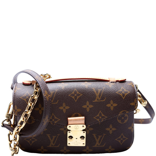Louis Vuitton Pochette Metis East West Monogram Clutch Bag