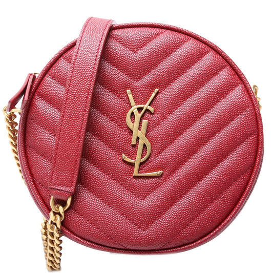 YSL Saint Laurent Saint Laurent Grain De Round Camera Bag Crossbody Bag