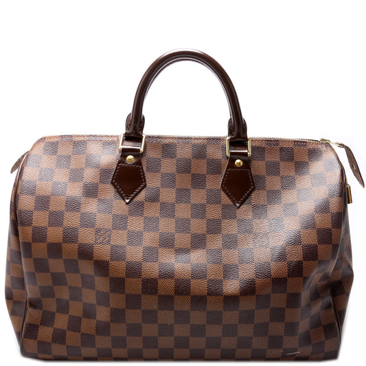 Louis Vuitton Speedy 35 Ebene Damier Handbag Ebene 16